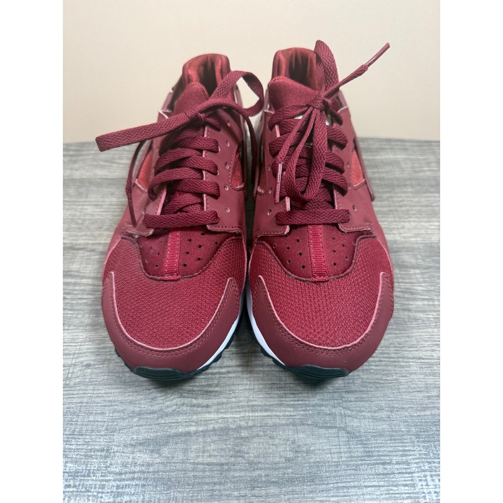 Nike Air Huarache Run Maroon Burgundy Sneakers Kids Size 6Y 654275-604